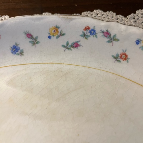 Vintage Radisson W S George Plater , Flower Pattern, Made in USA - Picture 5 of 7